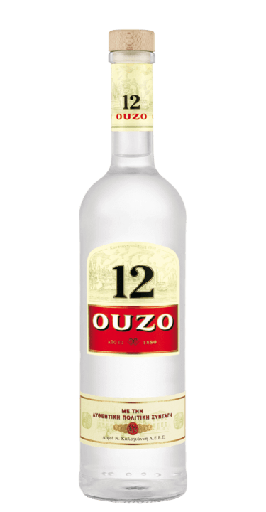 Ouzo 12 bottle