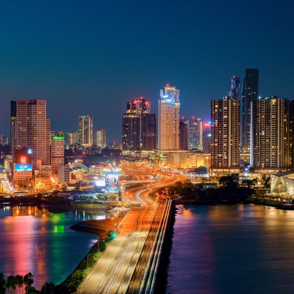 Empty Singapore Malaysia Causeway 2