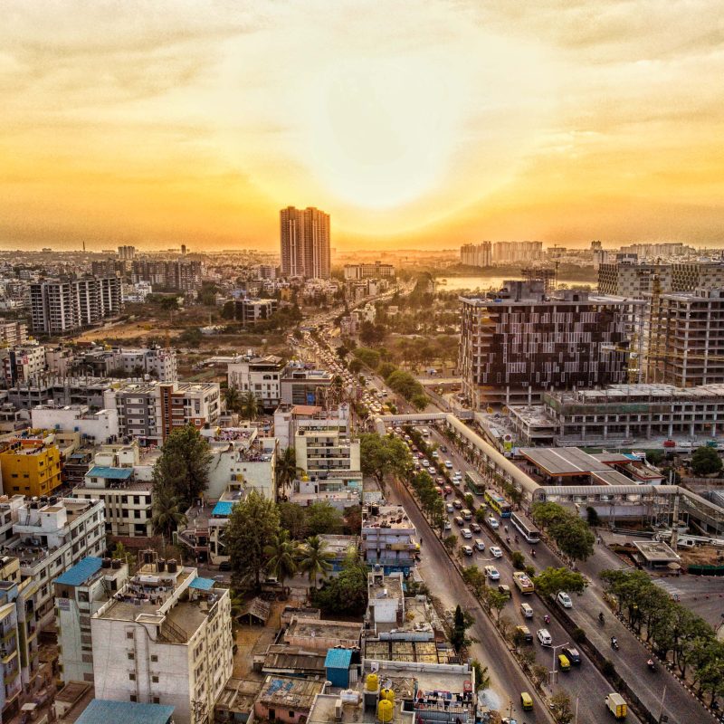 Sunset at Nagawara Bangalore 2019 scaled