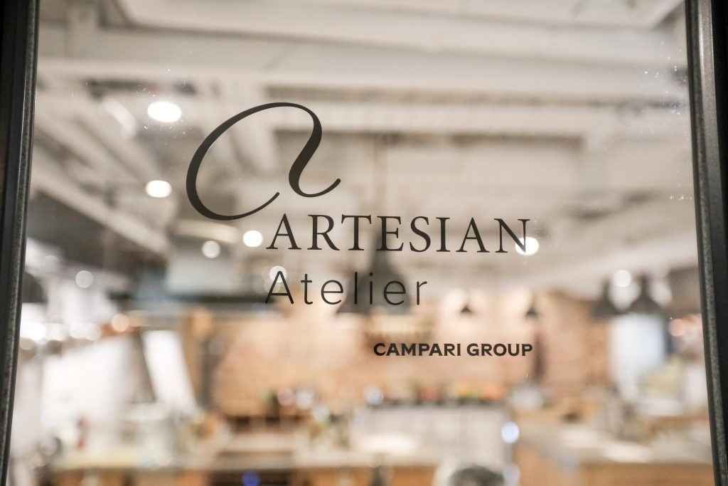 artesian atelier with Campari academy workshop cocktail creativity bartender training