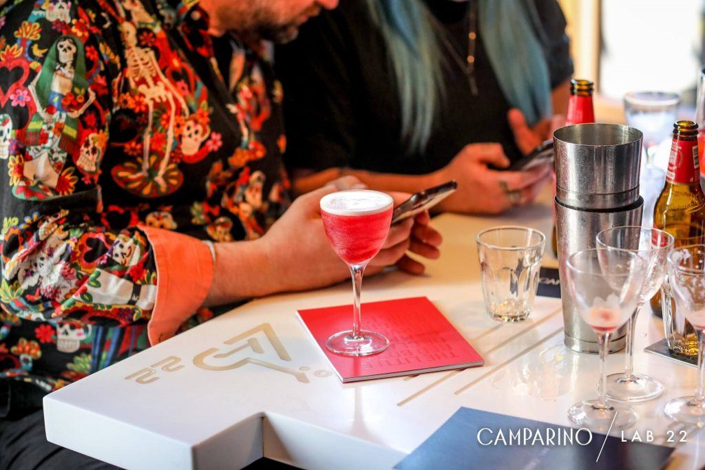 Campari Academy takeover Camparino in Lab22 Cardiff cocktail takeover Campari cocktails shakerato