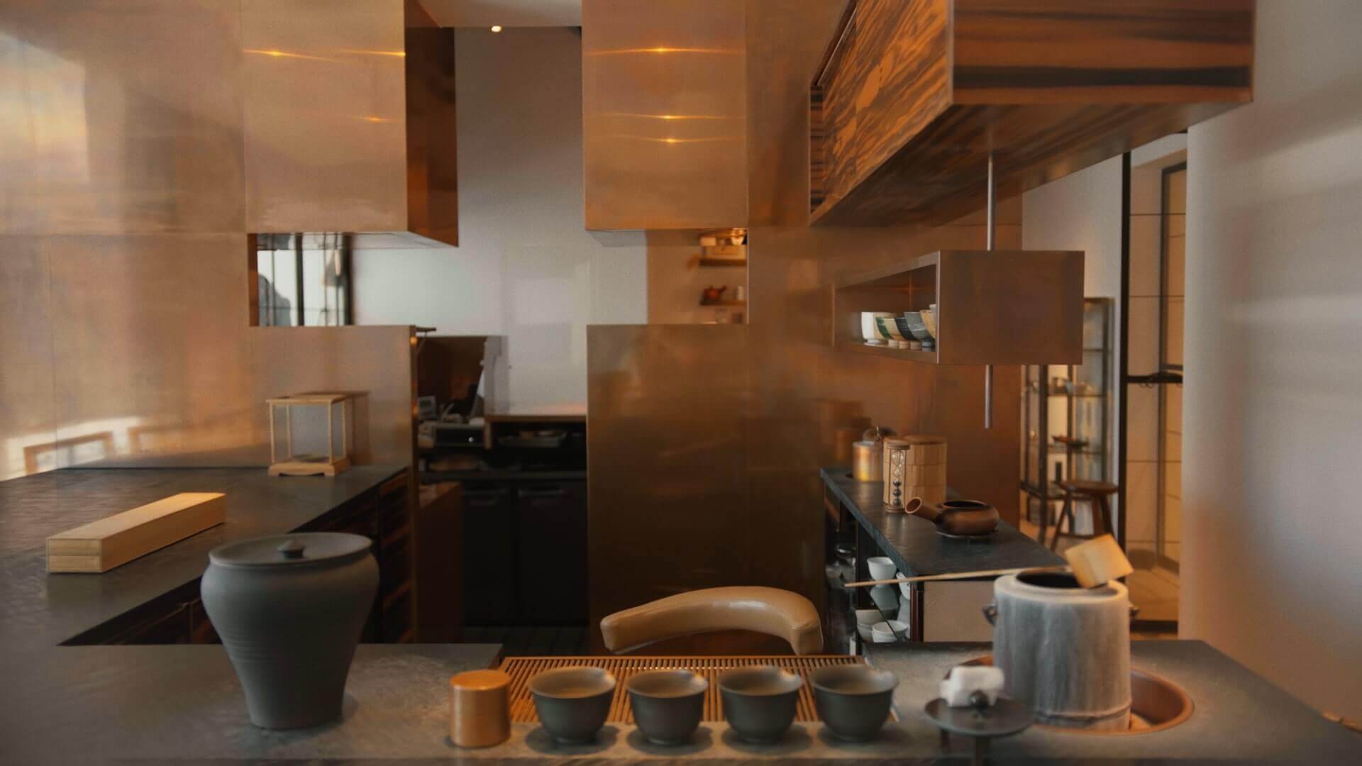 Image of a clean and modern kitchen
