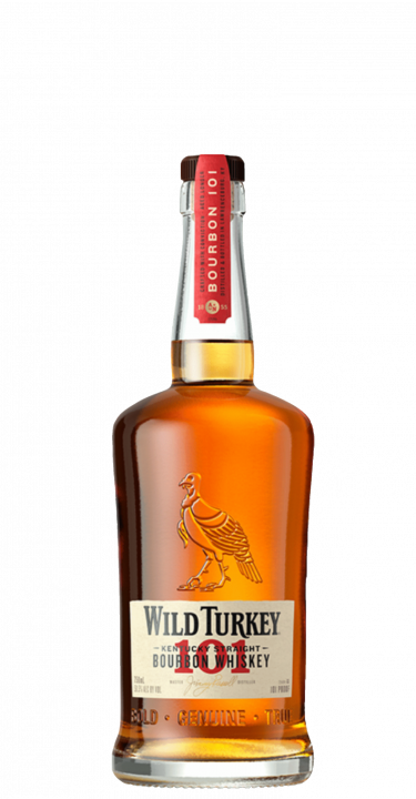 Wild Turkey 101 750ml No Background Bottle Shot 3 e1658812833211