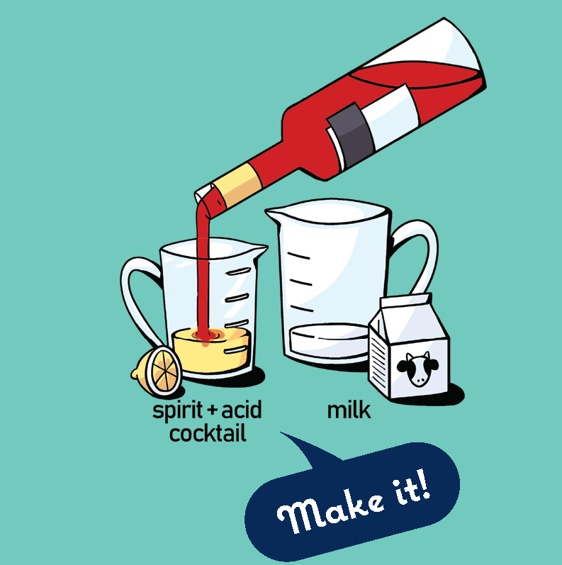 how to make a clarified milk punch - step by step guide