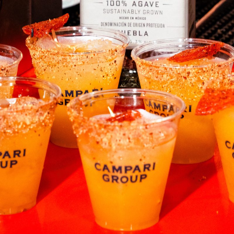 Spicy Salty Smoky Mango Margarita