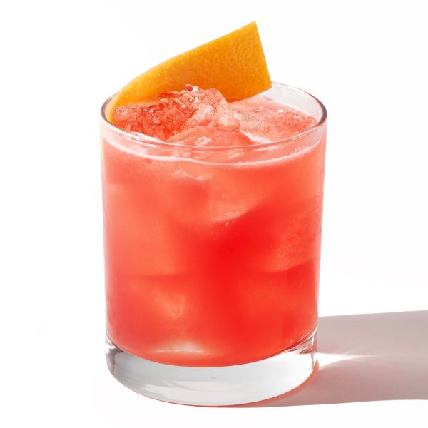 Don't Blink Cocktail with Wild Turkey Rye and Camparari