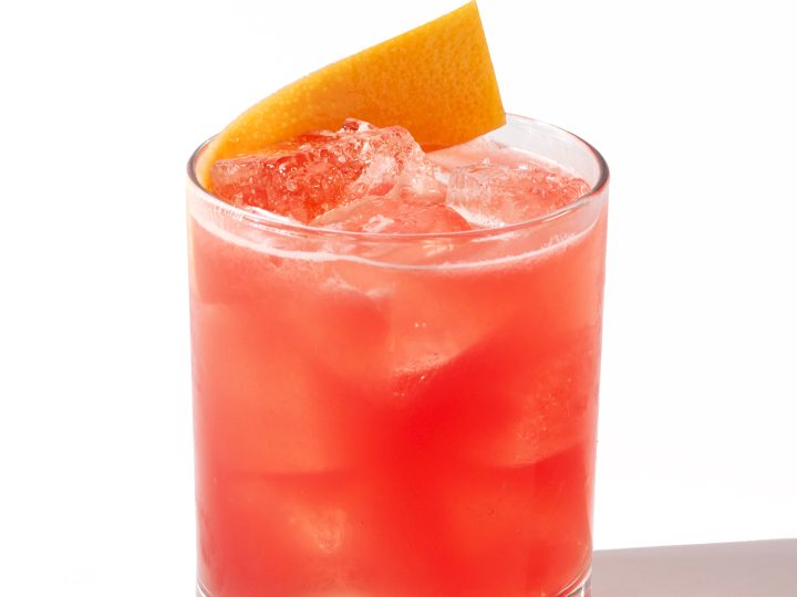 Don't Blink Cocktail with Wild Turkey Rye and Camparari