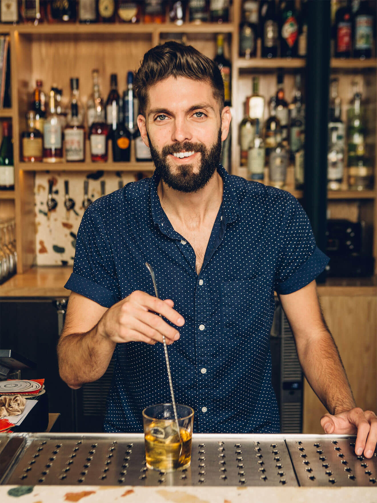 Bartender Mike Capoferri
