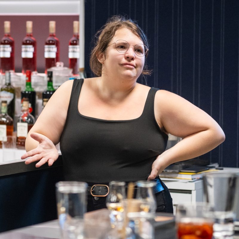 Author Arielle Johnson at Campari Academy