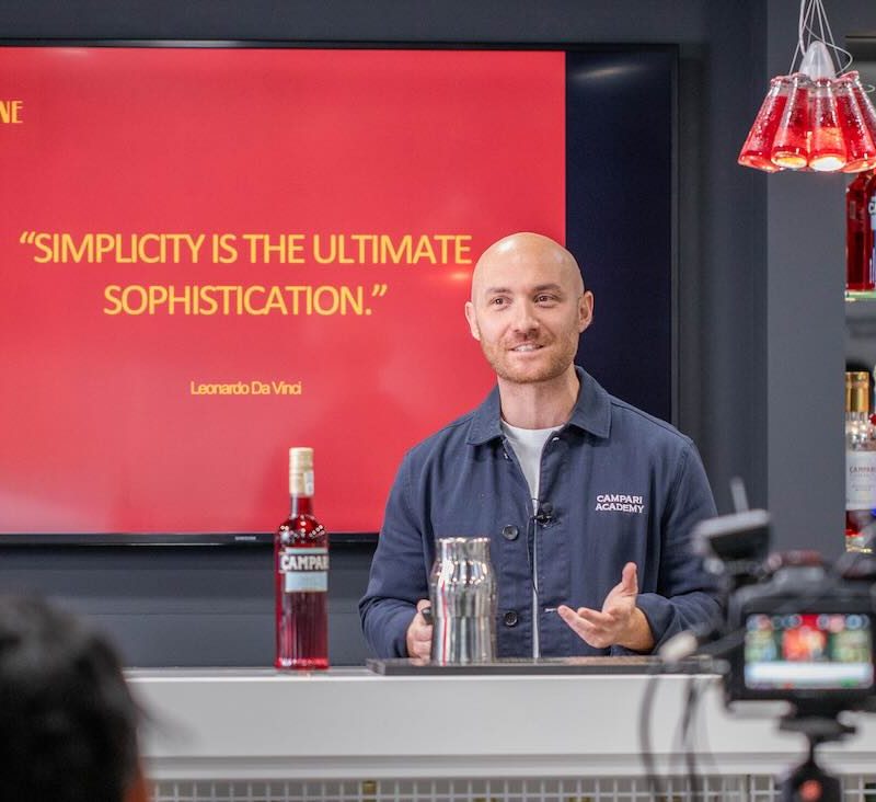 Bartender Lorenzo Antinori