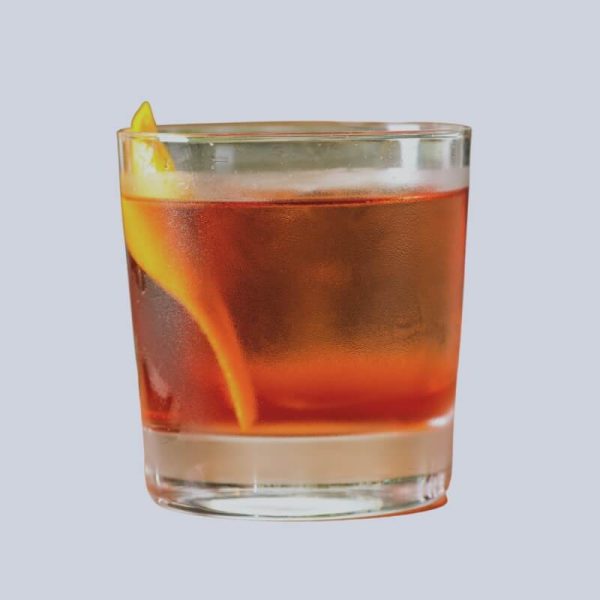 Cóctel Americano. Negroni con agua mineral.