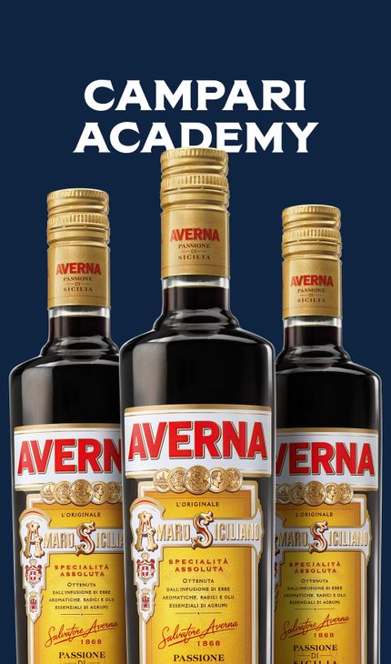 imagem com descrição sobre a bebida Averna
