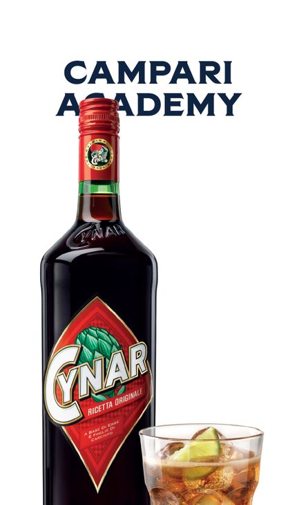 imagem com descrição sobre a bebida Cynar