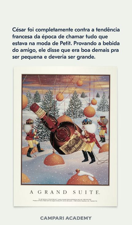 imagem com descrição sobre a bebida Grand Marnier
 