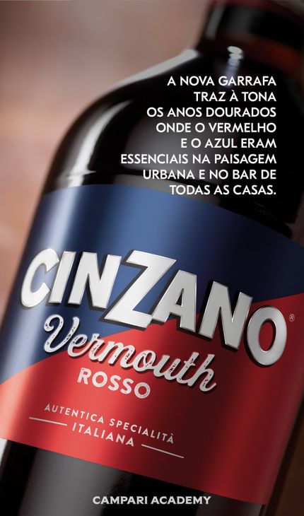 imagem com descrição sobre a bebida Cinzano Vermouth Rosso
