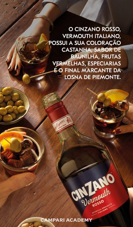 imagem com descrição sobre a bebida Cinzano Vermouth Rosso
