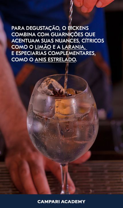 imagem com descrição da bebida Bickens London Dry Gin
